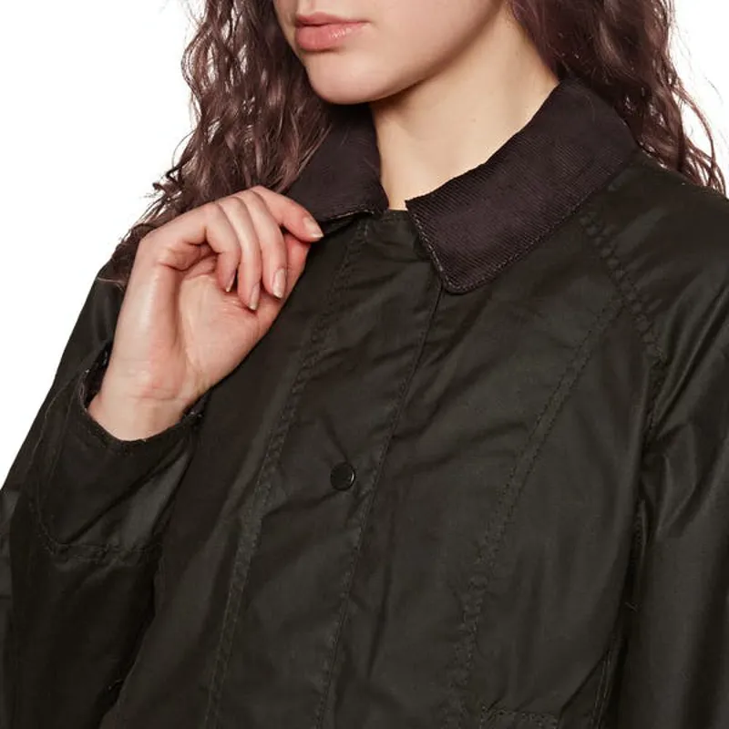 Barbour Classic Beadnell Women's Coat in Olive-5